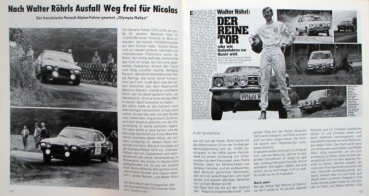 Roehrl "Sicher und sportlich Auto fahren" Rallye-History 1985 signed (4768)